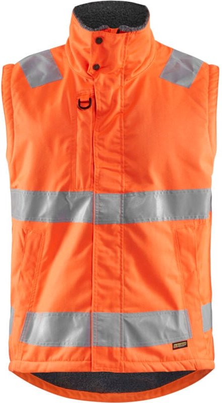 Ärmelloser Hochsichtbarkeits-Arbeitsweste, wasserdicht, 3870 Neonorange, 4XL