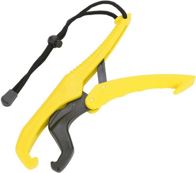 Schwimmender ABS-Fischclip mit Maulklemme und verstellbarem Seil