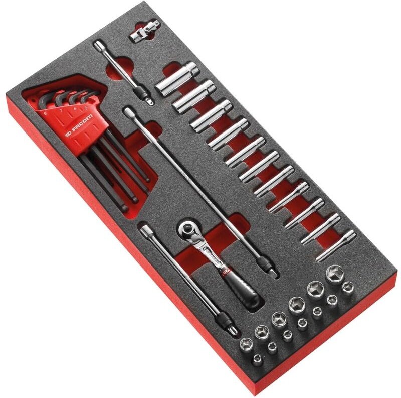 FACOM Modul - Steckschlüssel 1/4, 44-tlg.
