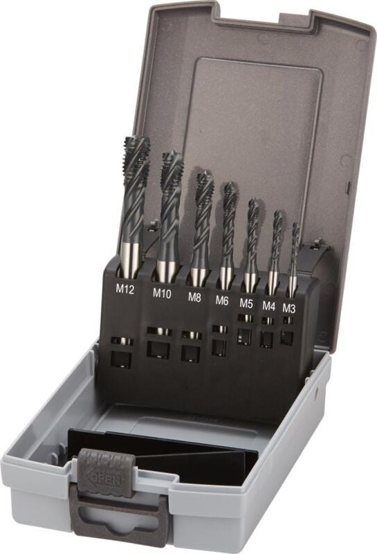 Fortis - Maschinengewindebohrer- Set hsse vaporisiert Typ inox 6H M3-M12