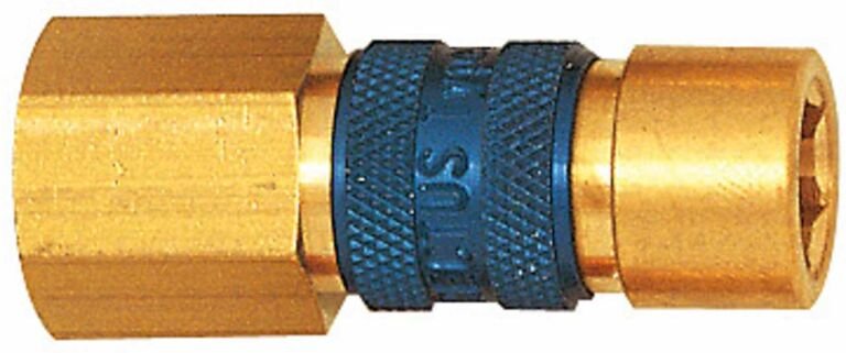 Unverwechselbare Schnellverschlusskupplung nw 5, g 1/4 ig, braun - Riegler