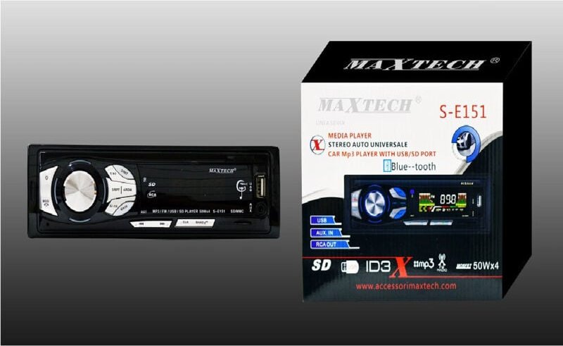 Trade Shop - autoradio usb MP3 aux stereo bluetooth fm radio sd eingang 50 watt -