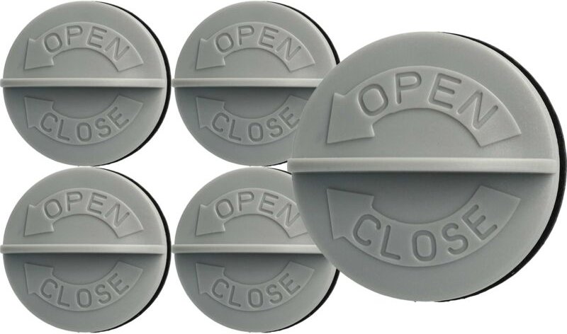 vhbw 5x Patronenfilter Verschlussschraube kompatibel mit Kärcher A 2604, A 2574 PT, A 2656 X Plus, A 2654 Me Staubsauger...