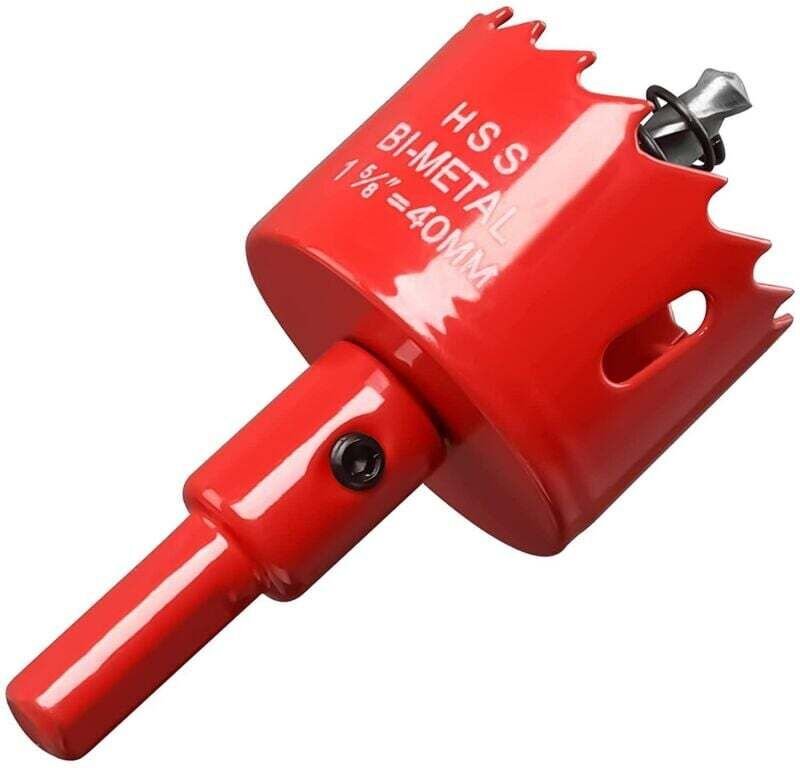 40-mm-Bimetall-Lochsäge, HSS M42 Bimetall-Lochsäge mit Zentrierbohrer für schwere Arbeiten