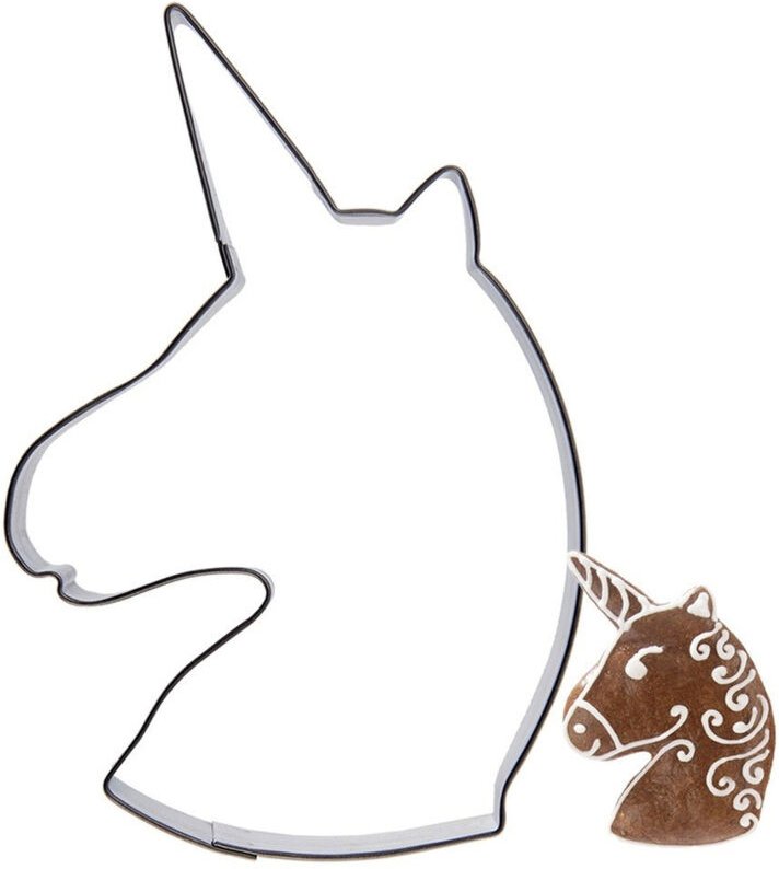 Ausstechform Einhorn aus Stahl 9 cm