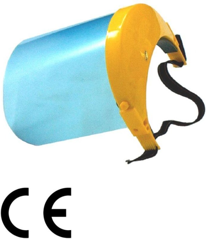 Plexygass-Schutzvisier nach CE-Norm EN 166