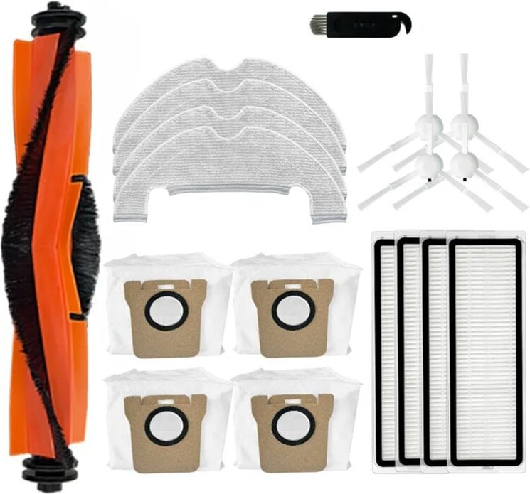 Für Xiaomi X10 Roboter-staubsauger Wichtigsten Seite Pinsel Hepa-Filter Mopp Tuch Staub Tasche Zubehör Ersatz Teile