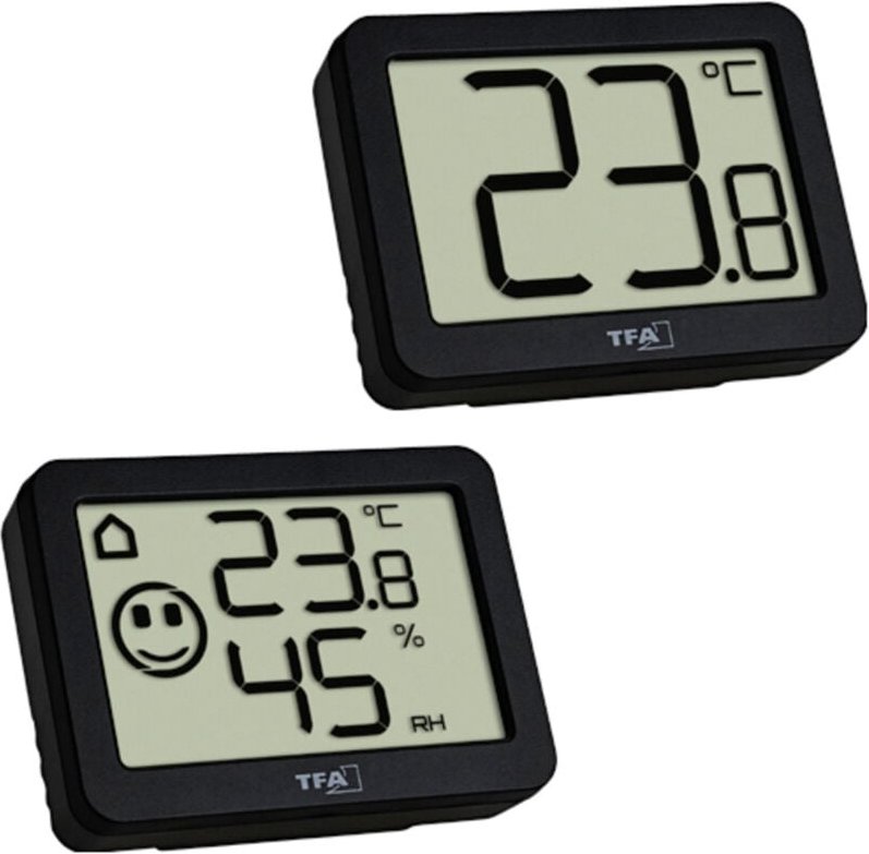 Thermo-/Hygrometer Schwarz 95.2020.01 - Tfa Dostmann
