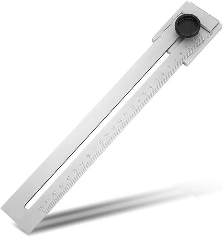 Vtizikl Trusquin de Traçage, 0-250mm Calibre de Marquage en Métal, 0.1mm Précision, Règle de Marquage, Outil de Marquage