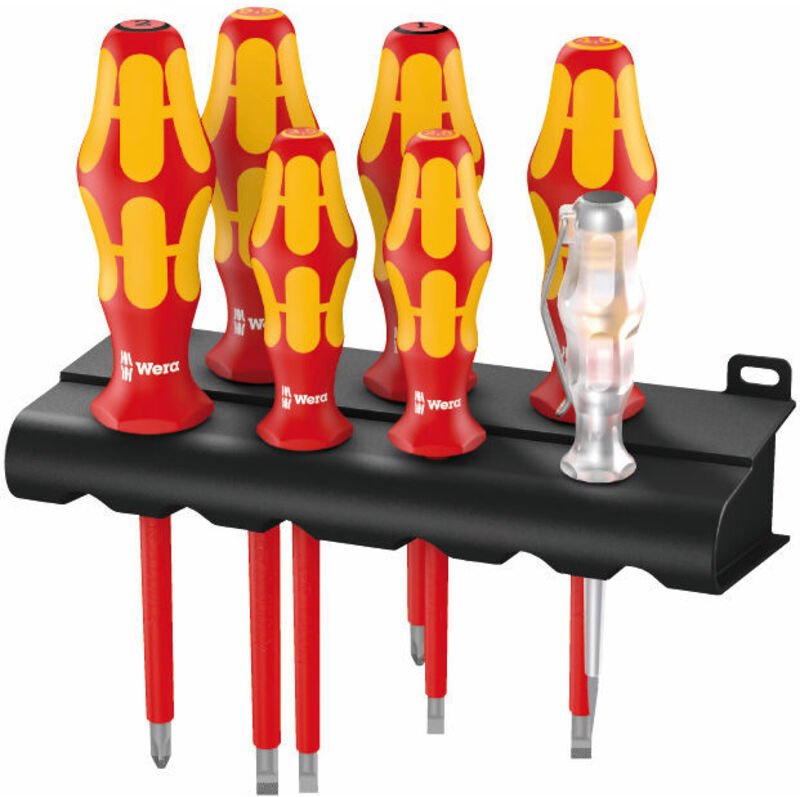Schraubendreher-Satz vde 7tlg. s/pz Kraftform - Wera