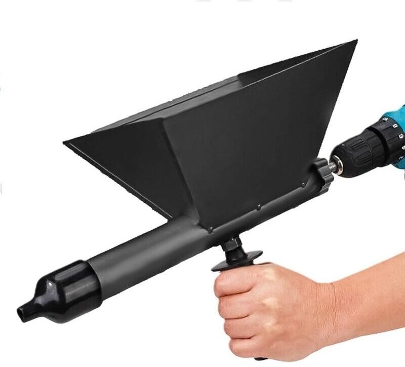 ZVD - Pistolet à mortier électrique avec 4 buses et 4 buses à colle, pistolet à joint électrique portable pour joints de...