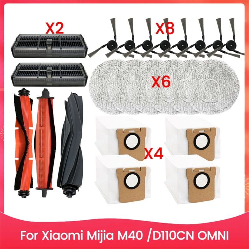 23-teiliges Bürstenfilter-Set für Staubsaugerzubehör