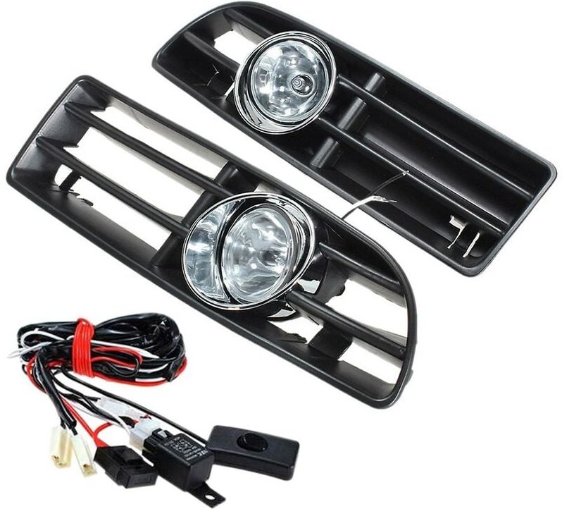 Nebelscheinwerfer vorne Nebelscheinwerfergitter mit Schalterkabelbaum Tagfahrlicht für Mk4 1998–20