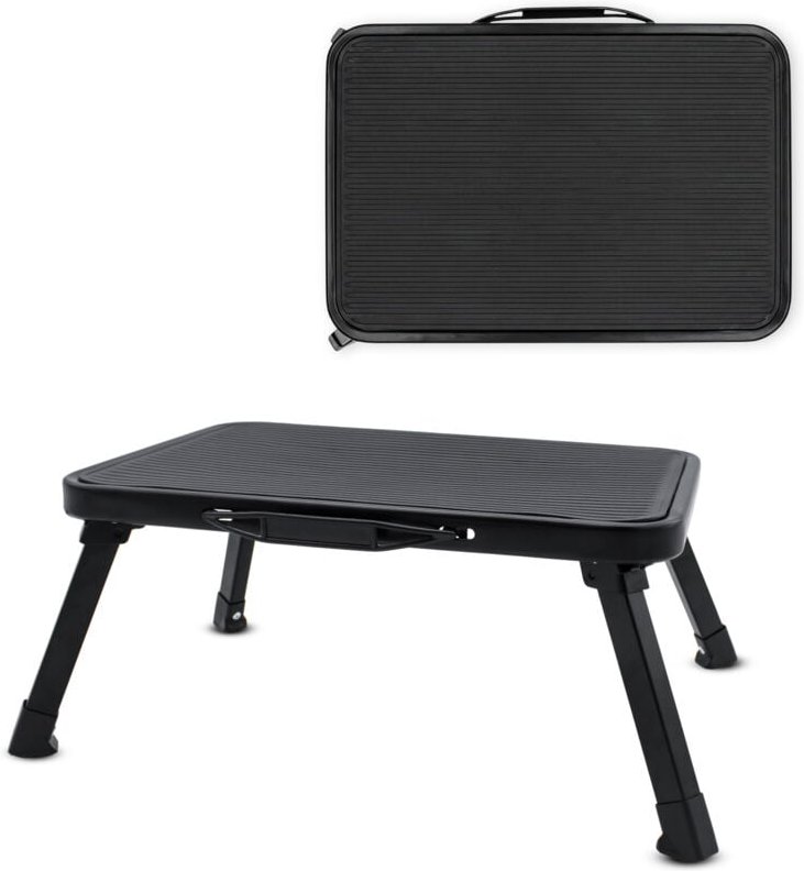 Klapptritt mit Tragegriff und Antirutsch - bis 150 kg - Trittstufe Stahl Camping Stufe