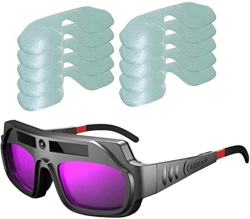 Lunettes De Soudage Auto Obscurcissantes Anti Rayures Pour Découpe Plasma Avec 10 Verres