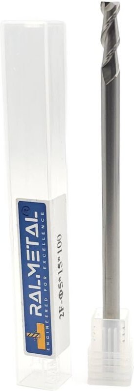 Aluminium-Schraubendreher, 2-schneidig, 5 x 15 x 100 mm, 45 HRC