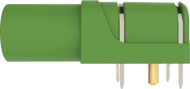 Schützinger Sicherheits-Winkeleinbaubuchse Grün 1 St.