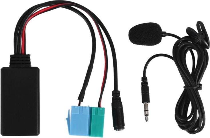 Auto Bluetooth Musik Audiokabel Mikrofon Freisprech Adapter Iso für Grande Punto Nach 2007