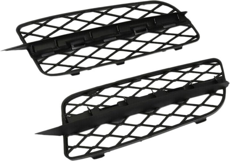 Tlily - 1 Paar Offene Auto-FrontstoßStangengitter-Abdeckung 51117159595 51117159596 für X5 E70 2007-2010