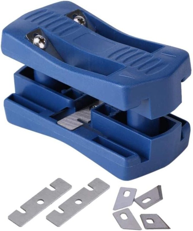 Kantenschneider für Holzbearbeitung, Furnierkantenschneider mit Klingen aus Kohlenstoffstahl, professioneller Kantenschn...