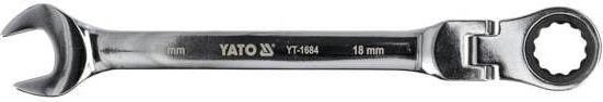 YATO YT-1684 - flexible Ratsche, ein Kombischlüssel 18mm