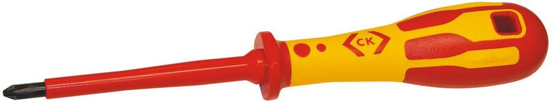 C.K Dextro T49142-2 VDE Kreuzschlitz-Schraubendreher PH 2 Klingenlänge: 100 mm DIN ISO 8764, DIN EN