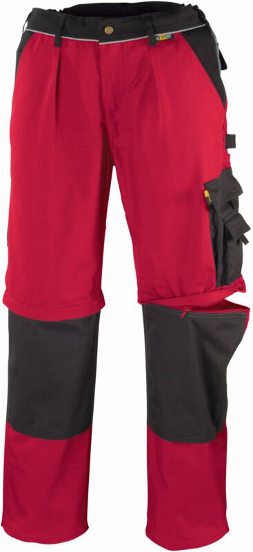 Canvas (320 g/m) 2-in-1 Bundhose TOBAGO rot/schwarz Größe 102