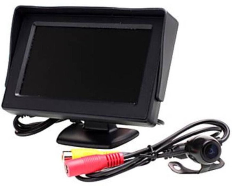 Trade Shop - KRAFT-LCD TFT 4.3 VIDEO AUTO CAMPER MIT TELECAMERA RETROMARCIA PARK -