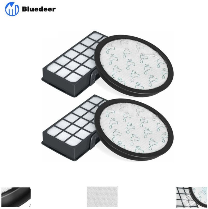 2er-Pack HEPA-Filter für Rowenta Silence Force Cyclonic 4AAAA Staubsauger (Modelle RO7647EA, RO7663EA, RO7676EA, RO7681E...