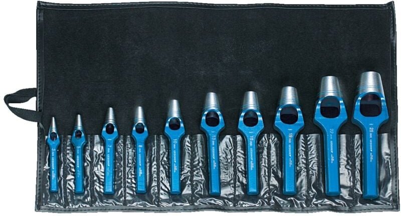 570303 Henkellocheisen-Satz, 10-teilig, 3-25 mm