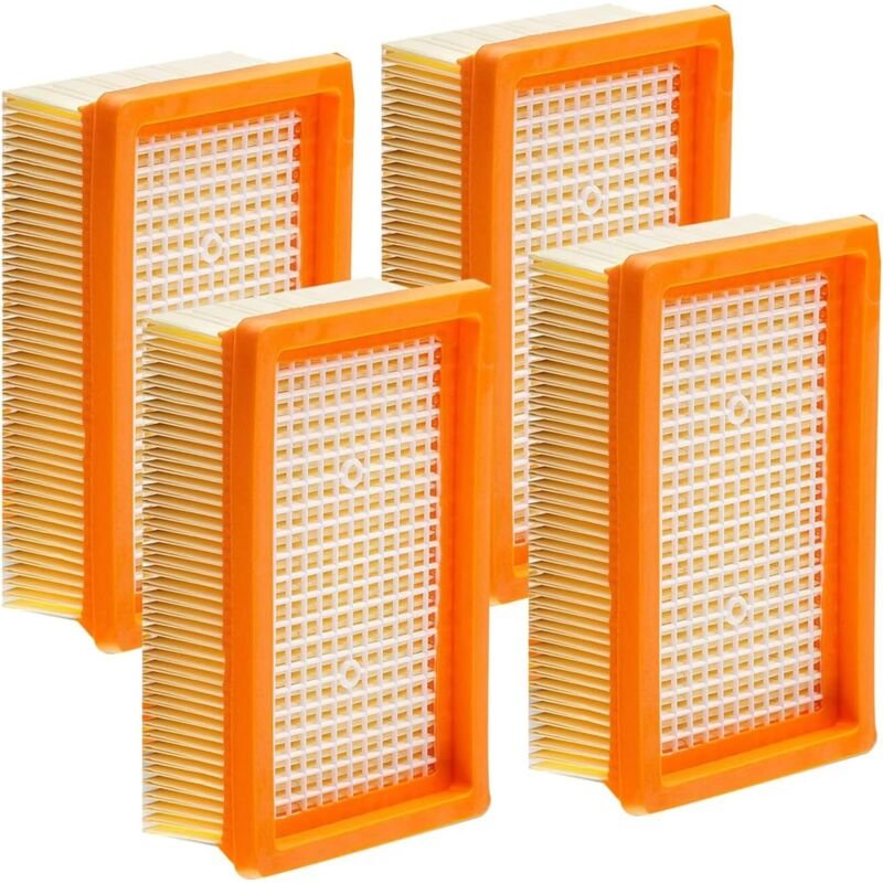 Anwendbar 4 Filter für Kärcher 2.863-005.0, Filter für Kärcher Staubsauger WD4, WD5, WD6, MV4, MV5, MV6 Filter, Ersatzte...