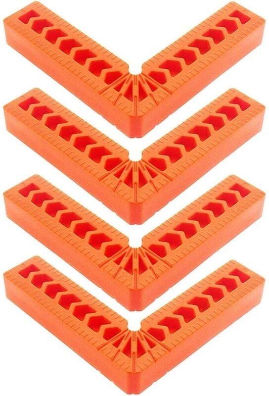 90°-Positionierwinkel, L-förmige rechtwinklige Klemmen, 4-Zoll-Hilfswinkelhalter