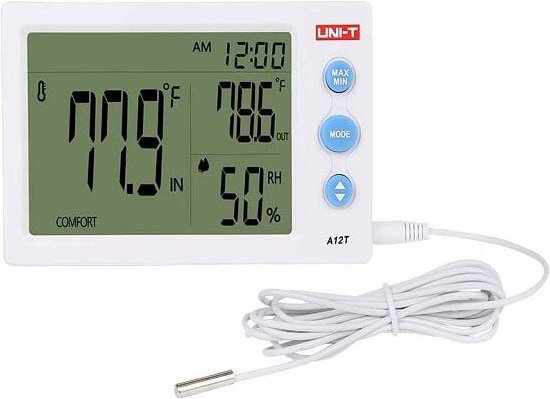 Digitales Thermo-Hygrometer Temperatur/Feuchtigkeitsmessgerät Ut12t A12t
