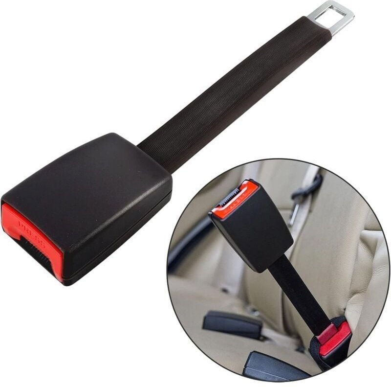 Auto-Sicherheitsgurtverlängerung, Sicherheitsgurtversteller, Sicherheitsgurtversteller geeignet für Schwangere/Übergewic...