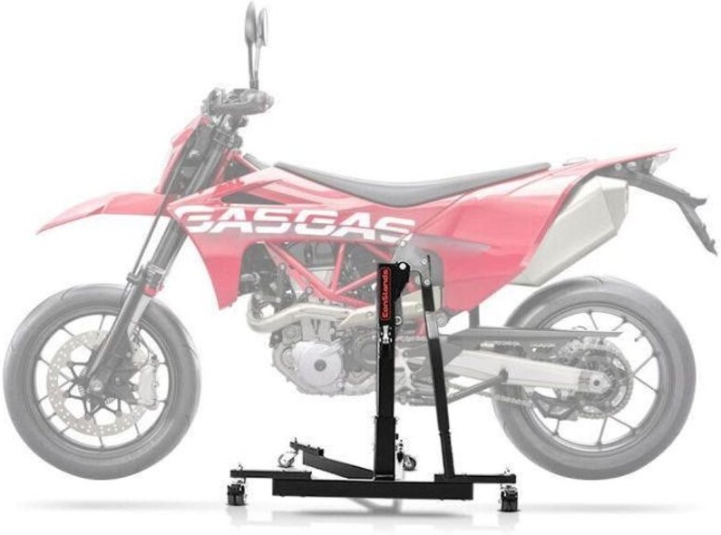 Zentraler Motorradheber kompatibel mit Gas Gas SM 700 Supermoto 22-25 schwarz ConStands Power-Evo