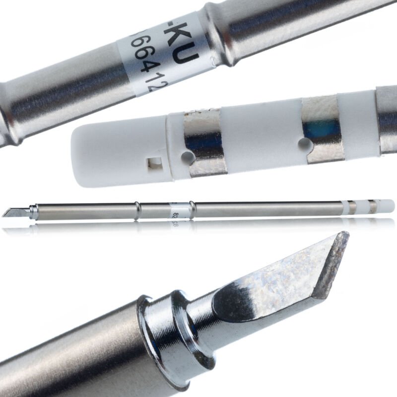 Rosfix T12-KU – Lötspitze mit Heizelement Schnellaufheizung in 10 Sek. Präzise Temperaturkontrolle Kompatibel mit allen ...