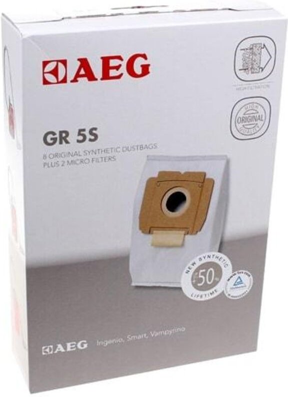 Aeg - staubsauger beutel orig gr5s vampyrino set 8 + 2mf - 9002565407 - 7321420568493