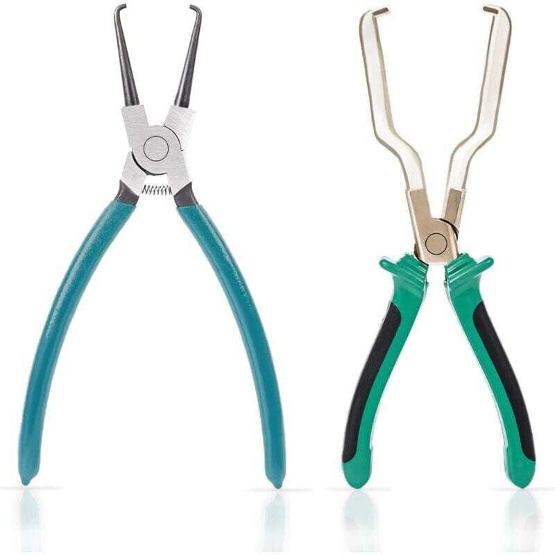 Pinces de déconnexion électrique - Lot de 2 clés à conduite de carburant de 9 pouces, pinces à conduite de carburant et ...