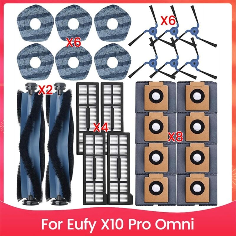 Für X10 Pro Omni Roboter Staubsauger Teile Zubehör Kit