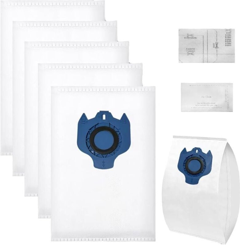 7 Stück Staubbeutel mit Filter für Miele, Staubsaugerbeutel für Miele GN, Classic C1, Complete C1, Complete C2, Complete...