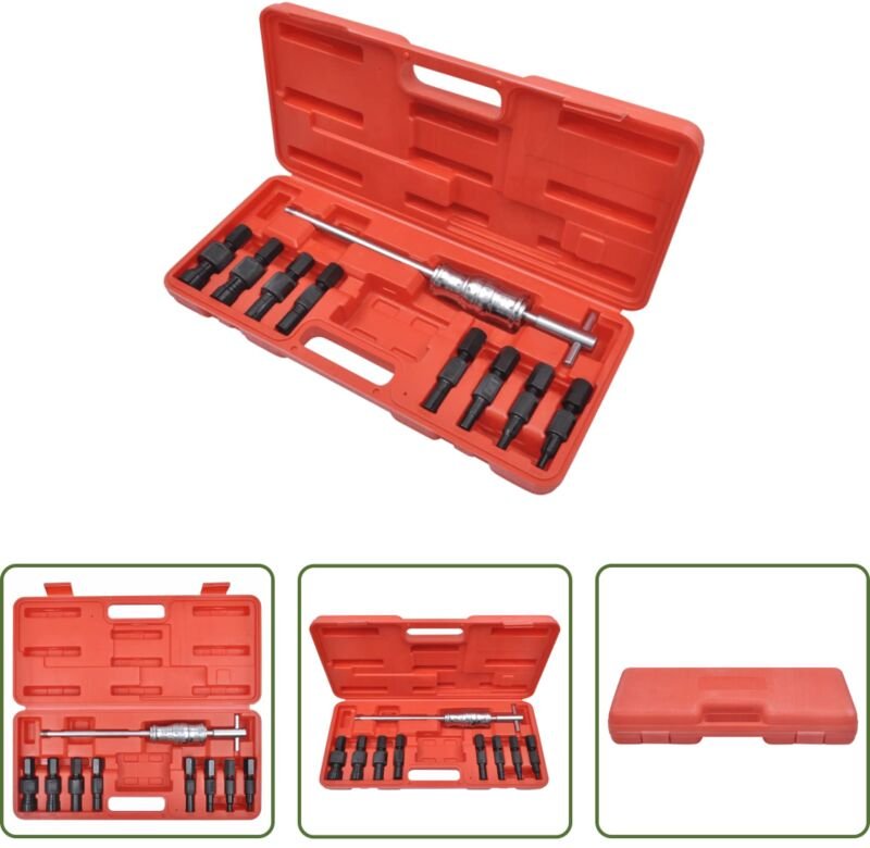 vidaXL Fahrzeugwerkzeug - 9-teiliges Sacklochlager-Abziehwerkzeug