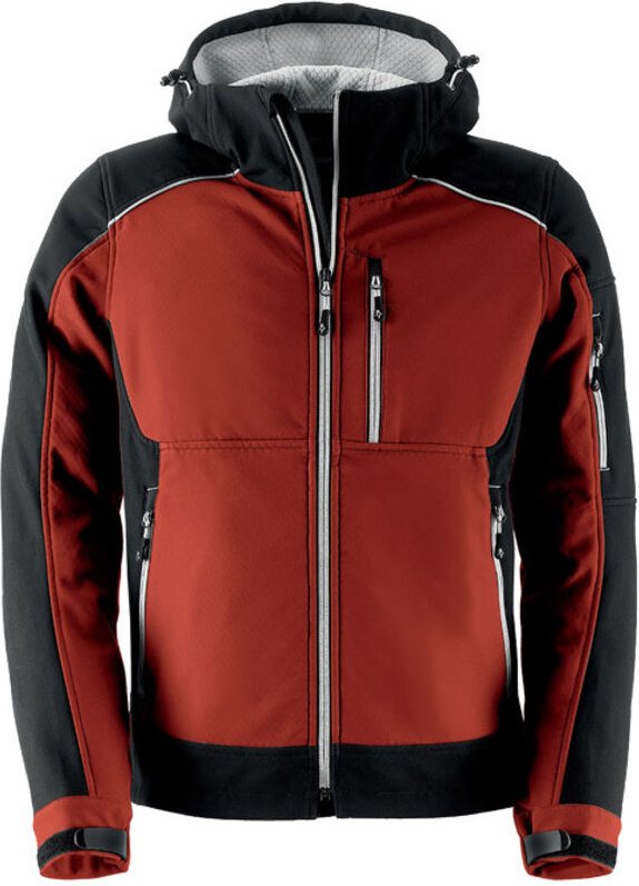 Kapriol - Dynamic Arbeitsjacke aus Softshell - xxl - Ziegel