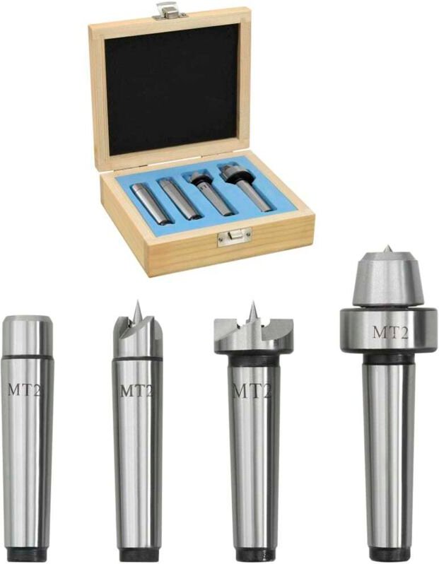 vidaXL Drehzubehör 4-tlg. MT2 Stahl