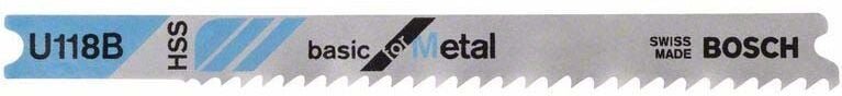 Stichsägeblatt u 118 b Basic for Metal - Bosch