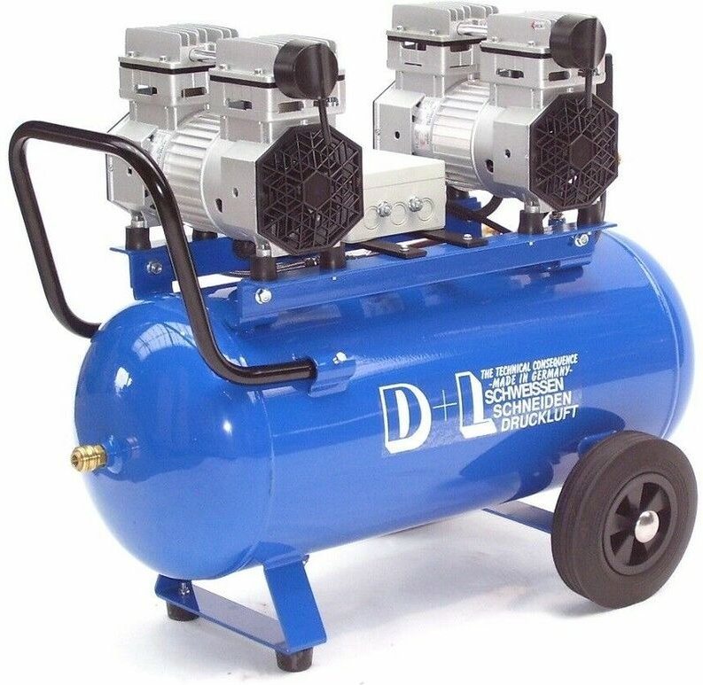 Apex - Flüster Kompressor Silent Leise V4 180/8/50W ölfrei incl. Filterdruckminderer