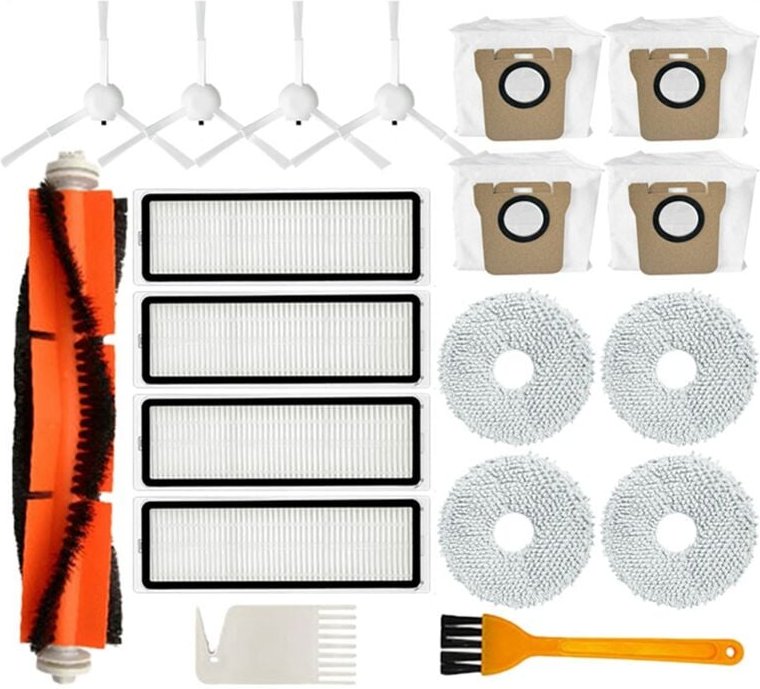 Für Roboter Vakuum Seite Pinsel Hepa-Filter Staub Tasche Mopp Tuch