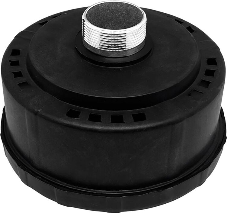 1 Stück 32 Mm/1,25 Geräuschreduzierungsfilter für Luftkompressoren, Runder Schalldämpferfilter mit Kunststoffschale