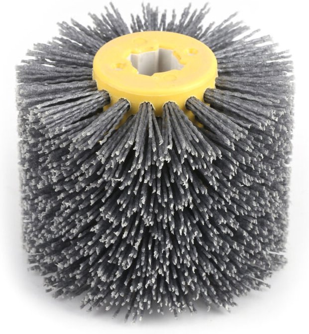 Schleifdrahtbürste, Schleiftrommelscheibe, Polierbürste zum Entrosten, Entgraten und Reinigen (Nr. 120)