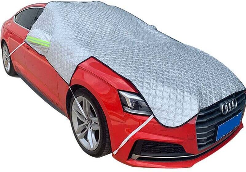 Windschutzscheibenabdeckung, Windschutzscheibenplane, Schutzhülle, faltbar, Winter-Frostschutzfolie für Autos