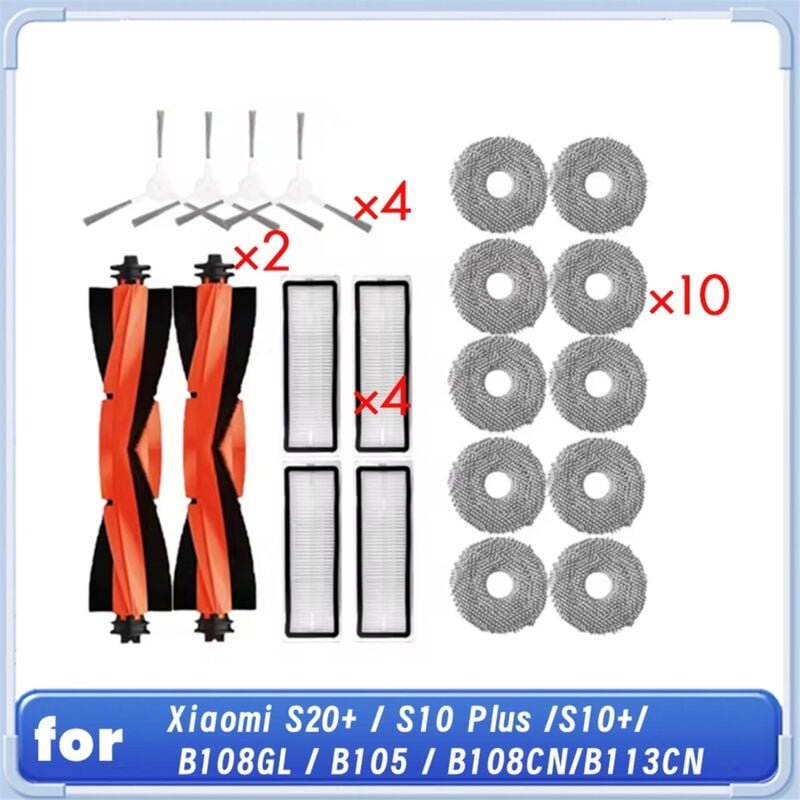 20 Pcs für S20 + Kehren Roboter Reiniger Teile Ersatz